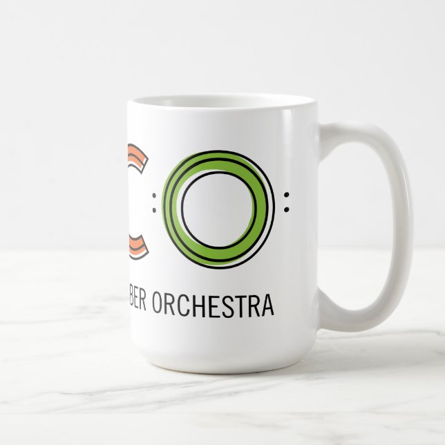 De Café taza del TACO 15oz - blanco (Derecha)