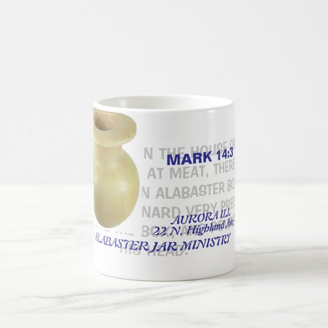 De Café Taza del tarro del alabastro (Centro)