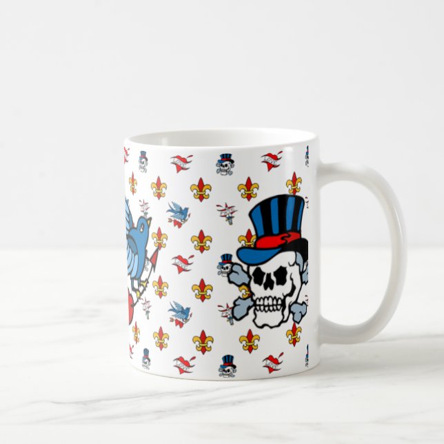 De Café taza del tatuaje (Derecha)