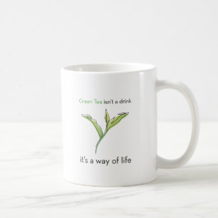 De Café Taza del té verde