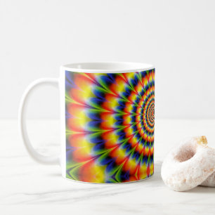De Café Taza del teñido anudado