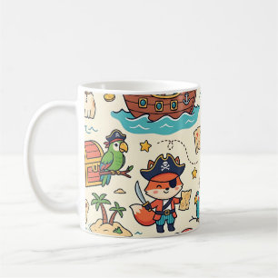 De Café Taza del Tesoro del Barco Pirata