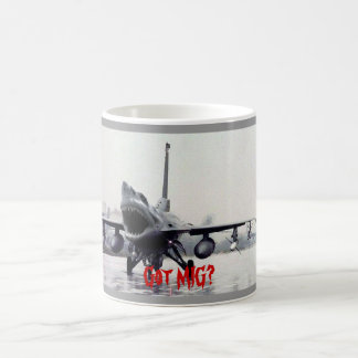 De Café Taza del tiburón F-16
