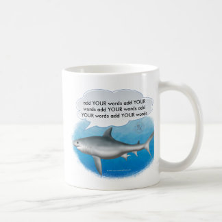 De Café Taza del tiburón que habla