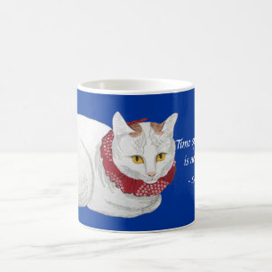 De Café Taza del tiempo del gato