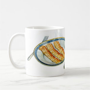 De Café Taza del tocino del vintage