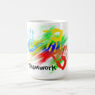 De Café Taza del trabajo en equipo