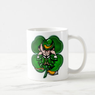De Café Taza del trébol del Leprechaun