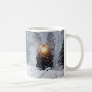 De Café Taza del tren del invierno