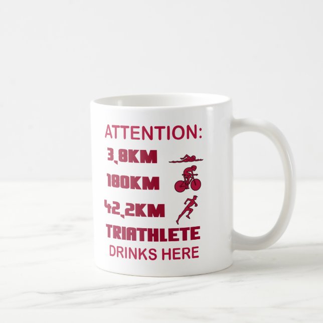 De Café Taza del triathlete del LD (Derecha)
