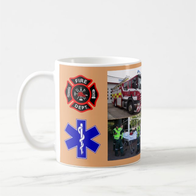 De Café Taza del tributo - bomberos y EMT (Izquierda)
