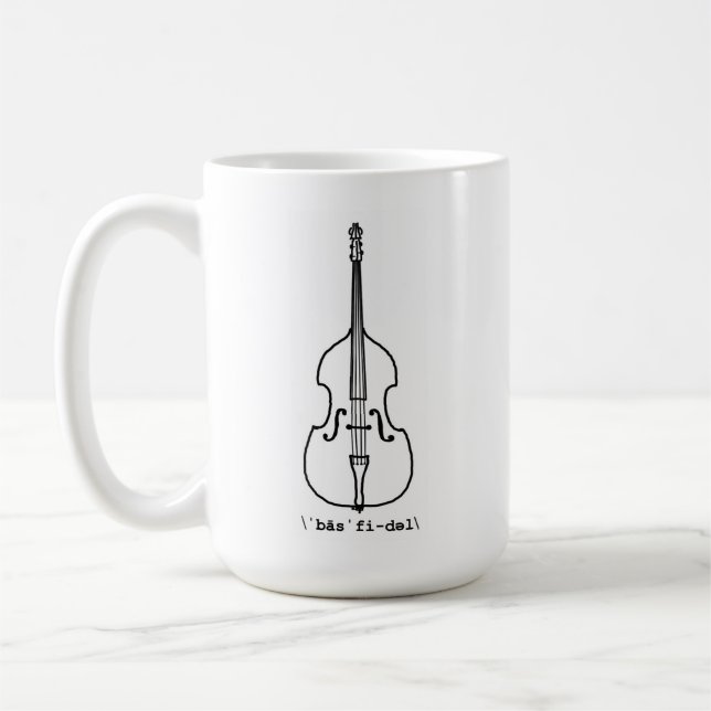 De Café Taza del violín bajo (Izquierda)