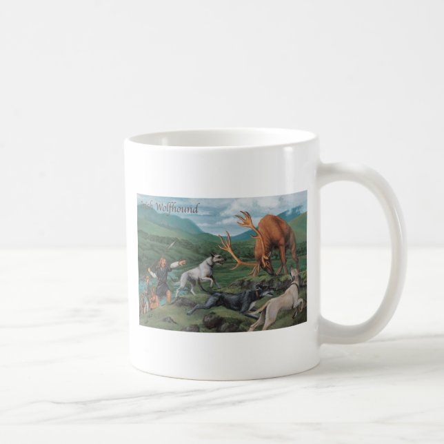 De Café Taza del Wolfhound irlandés (Derecha)