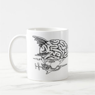 De Café Taza del zepelín del cerebro