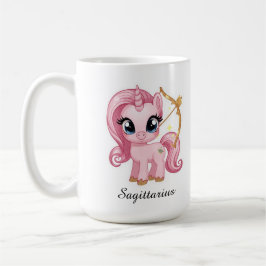 De Café Taza del Zodiaco Celeste Sagitario Flecha Floral R