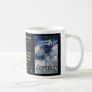 De Café Taza del zodiaco del acuario