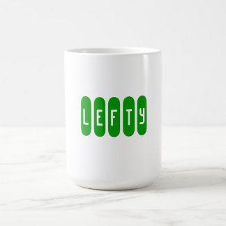 De Café Taza del "zurdo"
