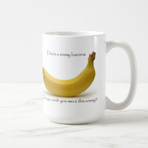 De Café Taza descarada del plátano