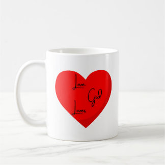 De Café Taza Dios Ama el Amor