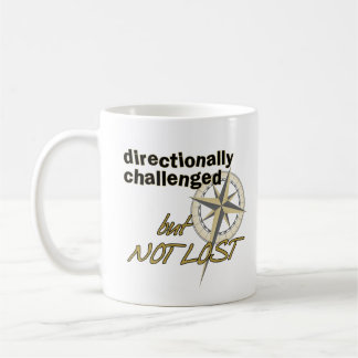 De Café Taza direccional desafiada