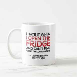 De Café Taza Divertida Abrir la Nevera