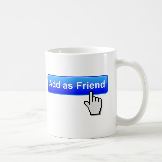 De Café Taza Divertida Agregar Amigo (Derecha)
