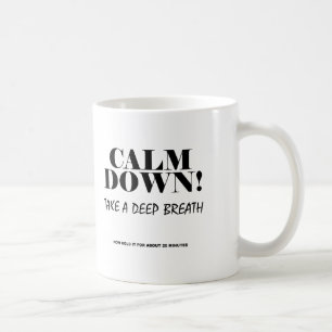 De Café Taza Divertida Aguantando la Respiración