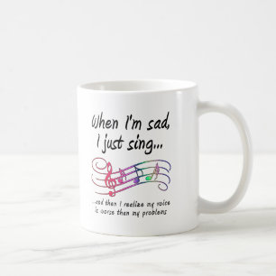 De Café Taza Divertida Cantando Peor Que Problemas