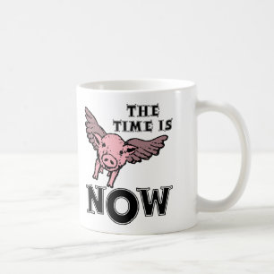 De Café Taza Divertida Cerdos Vuelan Ahora