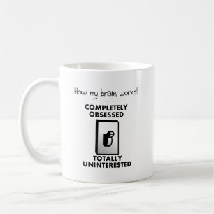 De Café Taza Divertida Cómo Funciona Mi Cerebro