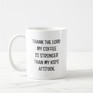 De Café Taza divertida con actitud descarada para padres