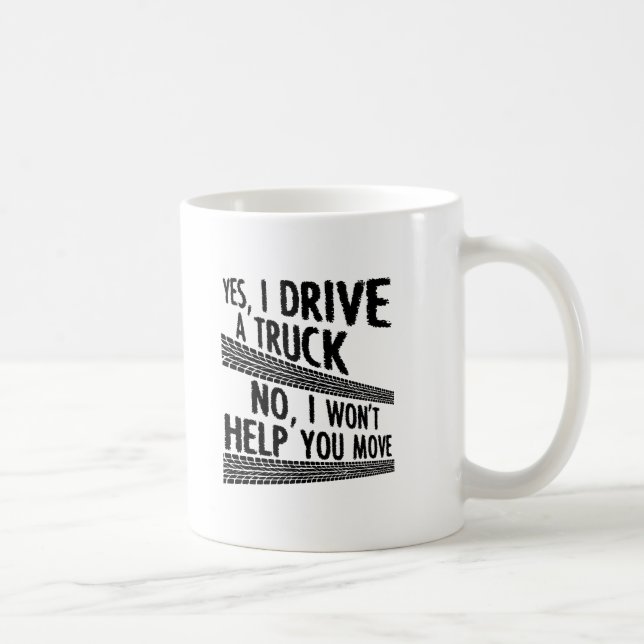 De Café Taza Divertida Conducir un Camión (Derecha)