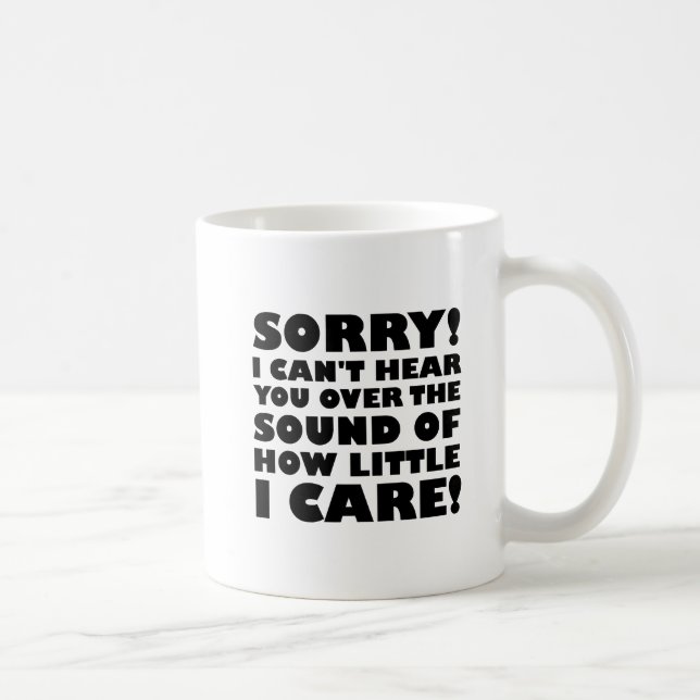 De Café Taza Divertida Cuán Poco Me Importa (Derecha)
