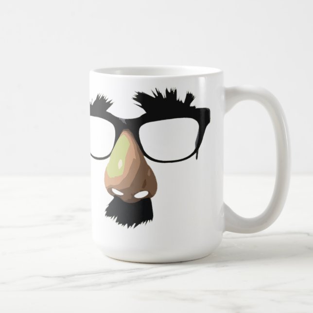 De Café Taza divertida del bigote (Derecha)