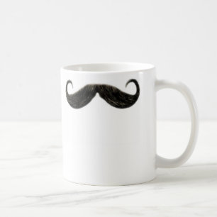 De Café taza divertida del bigote