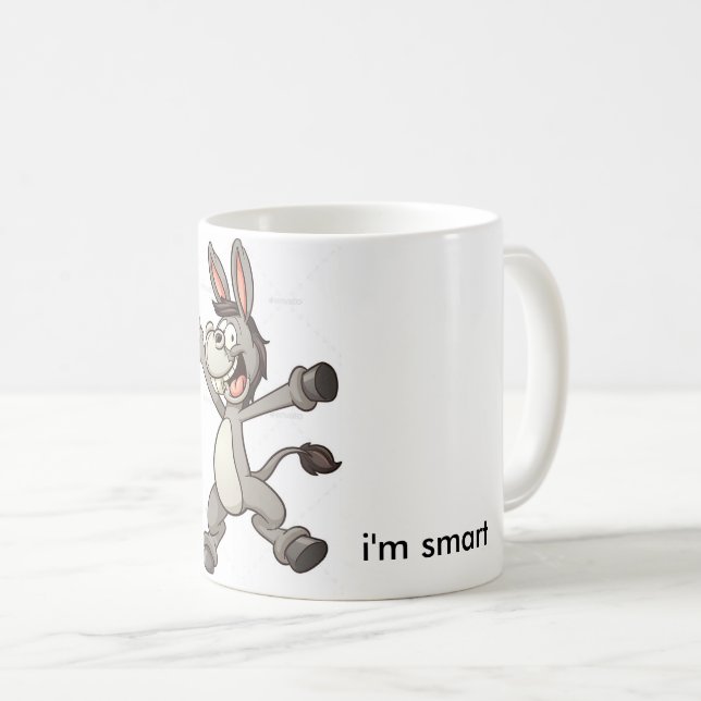De Café taza divertida del burro (Anverso derecho)