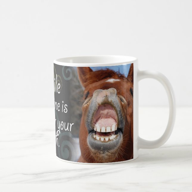 De Café Taza divertida del caballo (Derecha)