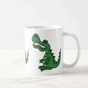 De Café Taza divertida del cocodrilo AP