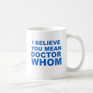 De Café Taza divertida del Doctor Quién