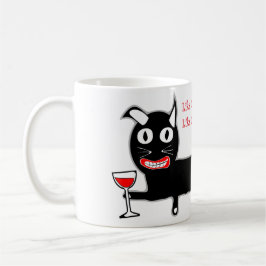 De Café Taza divertida del gato para el amante del gato
