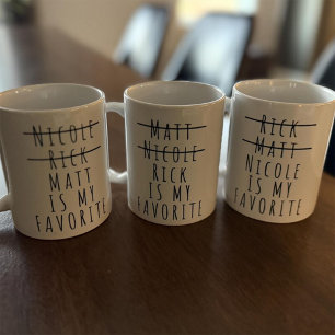 De Café Taza divertida del hijo favorito, Taza personaliza