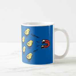 DE CAFÉ TAZA DIVERTIDA DEL IMÁN DEL POLLUELO