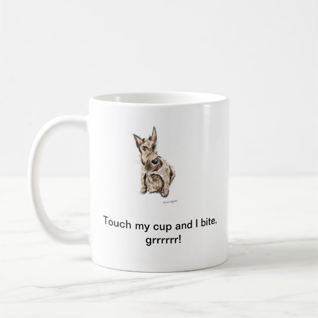 De Café Taza divertida del perro (Izquierda)