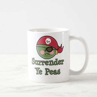 De Café Taza divertida del pirata del guisante