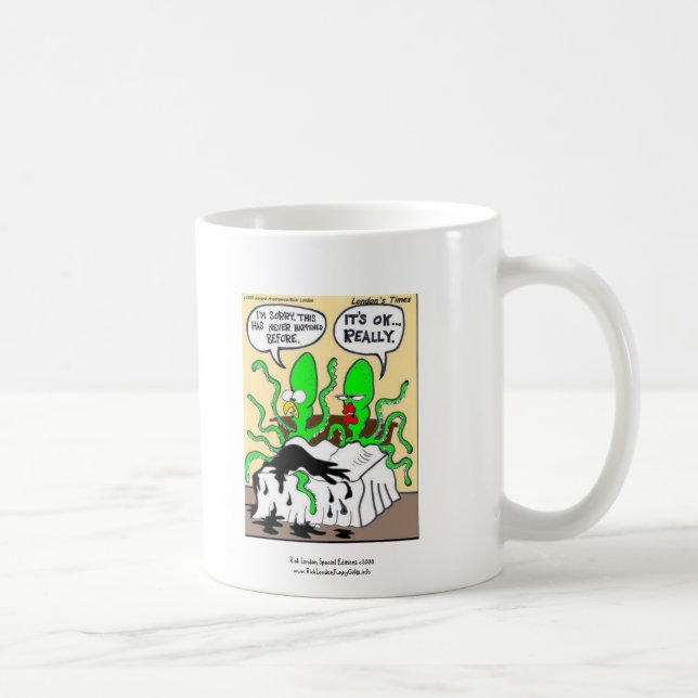 De Café Taza Divertida Dibujos Animados Eyaculación Premat (Derecha)