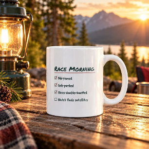 De Café Taza divertida esperando satélites