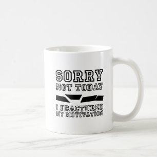 De Café Taza Divertida: Fracturé Mi Motivación