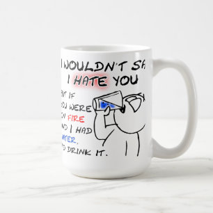 De Café Taza Divertida Fuego Y Agua