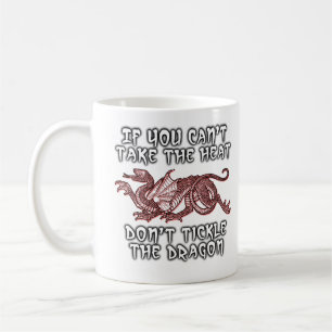 De Café Taza Divertida Hacer Cosquillas Al Dragón Humor