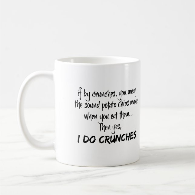 De Café Taza Divertida, Hago Abdominales (Izquierda)